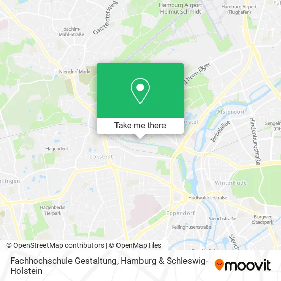 Fachhochschule Gestaltung map