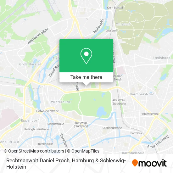 Карта Rechtsanwalt Daniel Proch