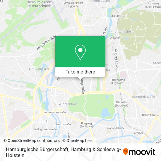 Hamburgische Bürgerschaft map