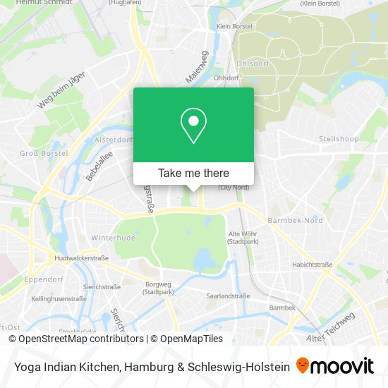 Yoga Indian Kitchen map