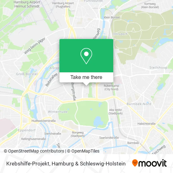 Карта Krebshilfe-Projekt