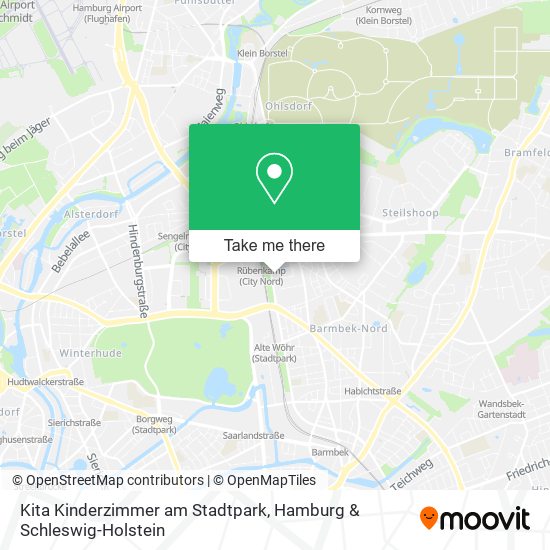 Kita Kinderzimmer am Stadtpark map