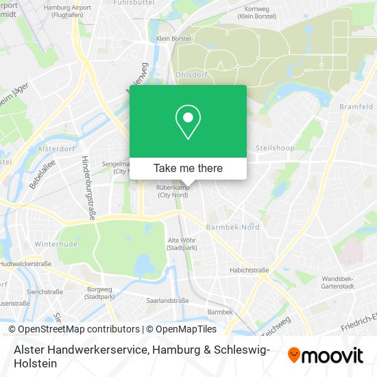 Alster Handwerkerservice map