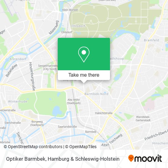 Optiker Barmbek map