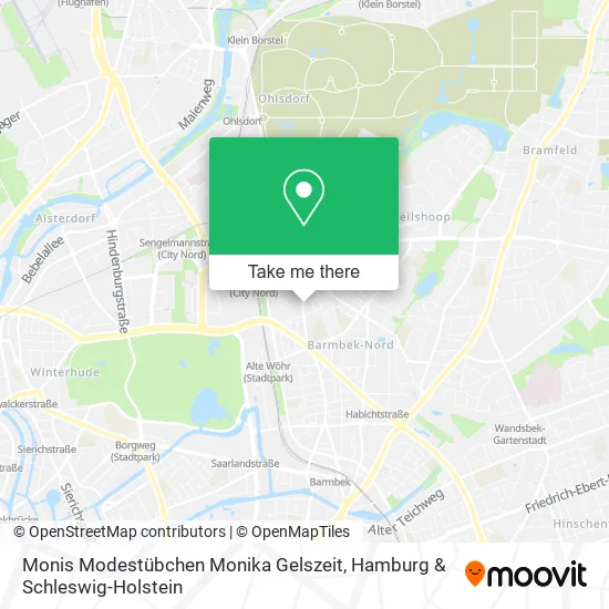 Карта Monis Modestübchen Monika Gelszeit