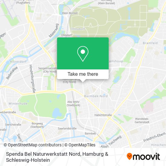 Spenda Bel Naturwerkstatt Nord map