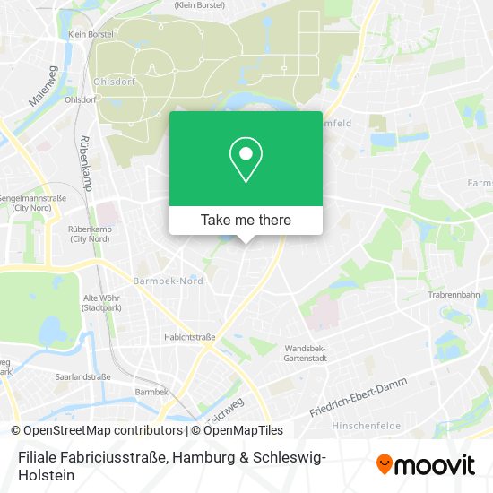 Filiale Fabriciusstraße map