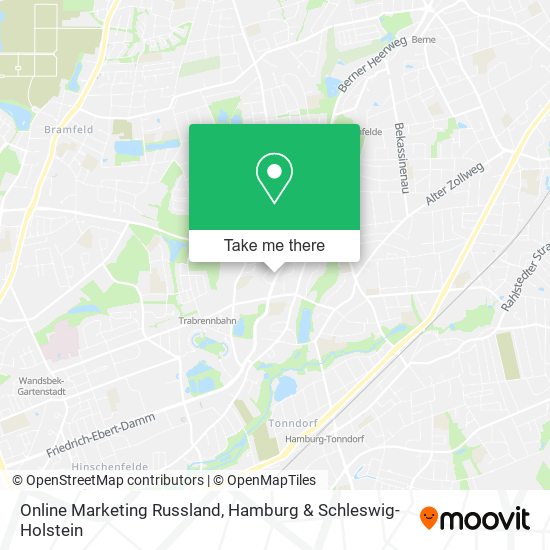 Online Marketing Russland map