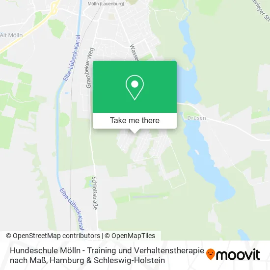 Карта Hundeschule Mölln - Training und Verhaltenstherapie nach Maß