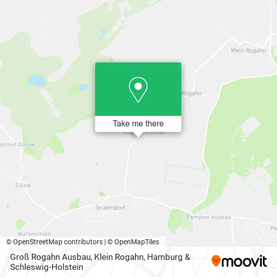 Карта Groß Rogahn Ausbau, Klein Rogahn