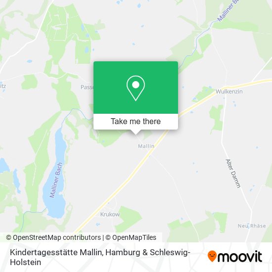 Kindertagesstätte Mallin map