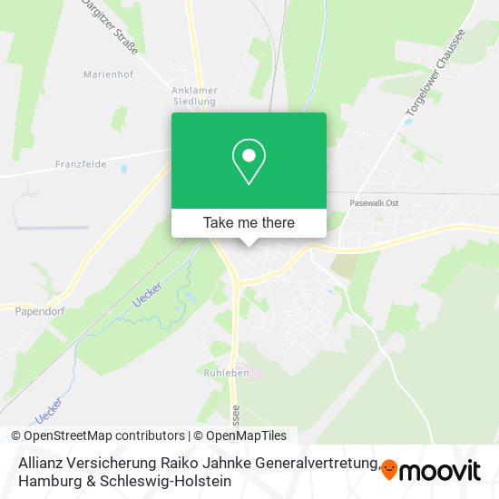 Allianz Versicherung Raiko Jahnke Generalvertretung map