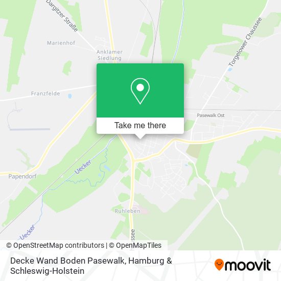 Decke Wand Boden Pasewalk map