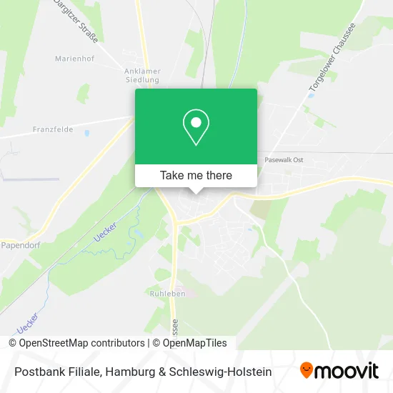 Карта Postbank Filiale