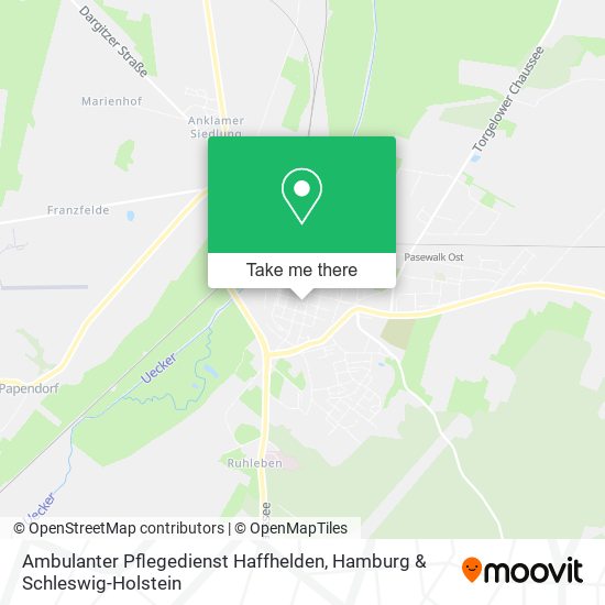 Ambulanter Pflegedienst Haffhelden map