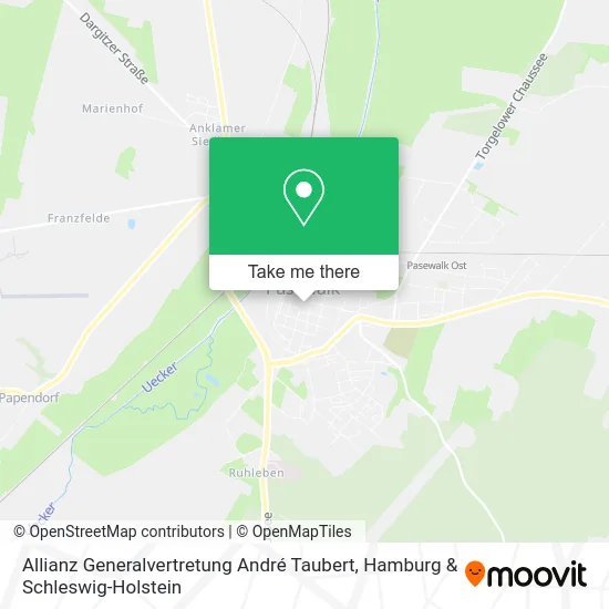 Карта Allianz Generalvertretung André Taubert