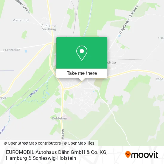 Карта EUROMOBIL Autohaus Dähn GmbH & Co. KG