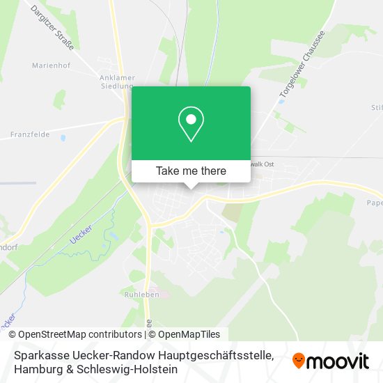 Sparkasse Uecker-Randow Hauptgeschäftsstelle map