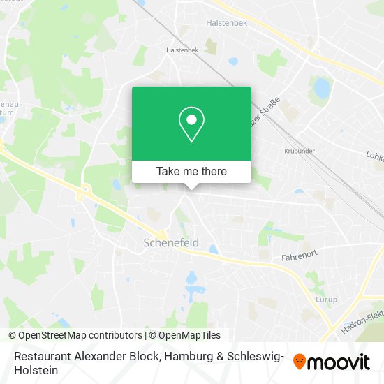 Restaurant Alexander Block map