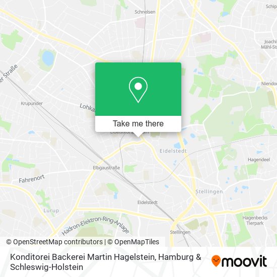 Konditorei Backerei Martin Hagelstein map