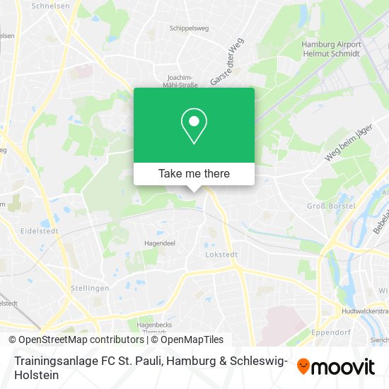 Trainingsanlage FC St. Pauli map