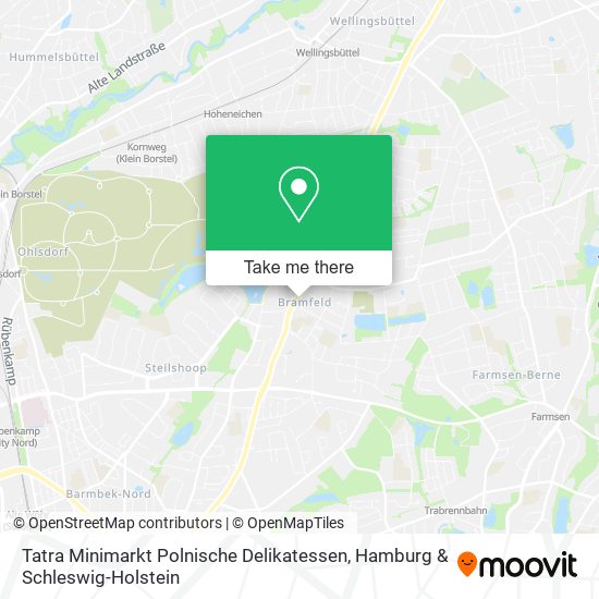 Tatra Minimarkt Polnische Delikatessen map