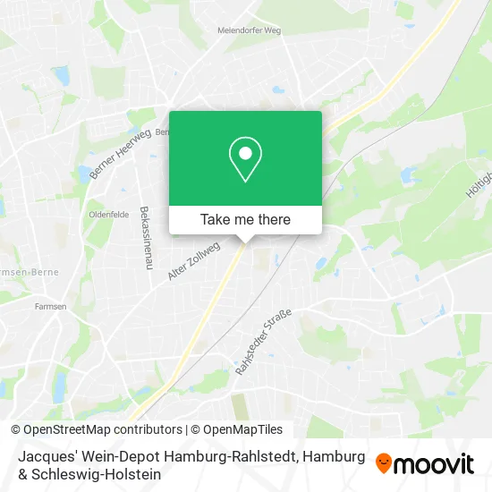 Jacques' Wein-Depot Hamburg-Rahlstedt map