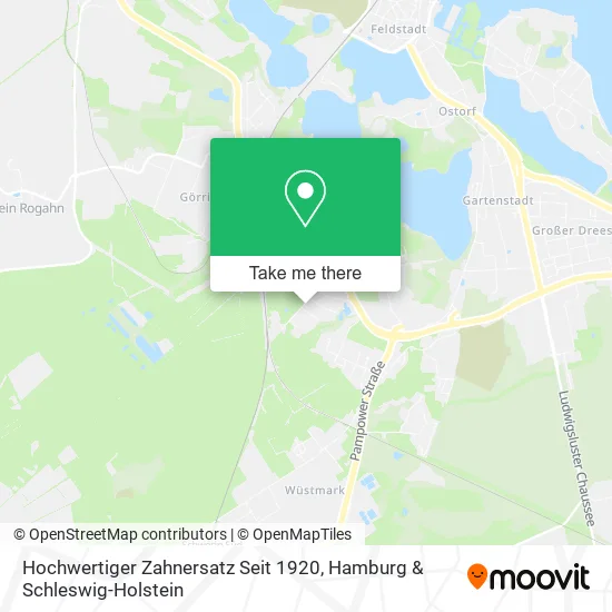 Карта Hochwertiger Zahnersatz Seit 1920