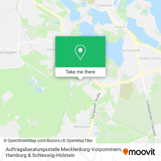 Auftragsberatungsstelle Mecklenburg-Vorpommern map