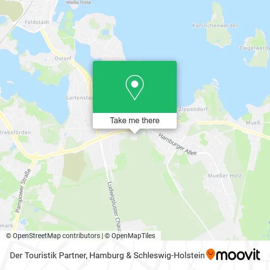 Карта Der Touristik Partner