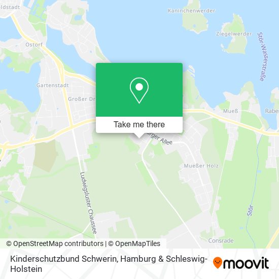 Kinderschutzbund Schwerin map