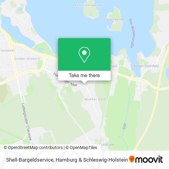 Shell-Bargeldservice map