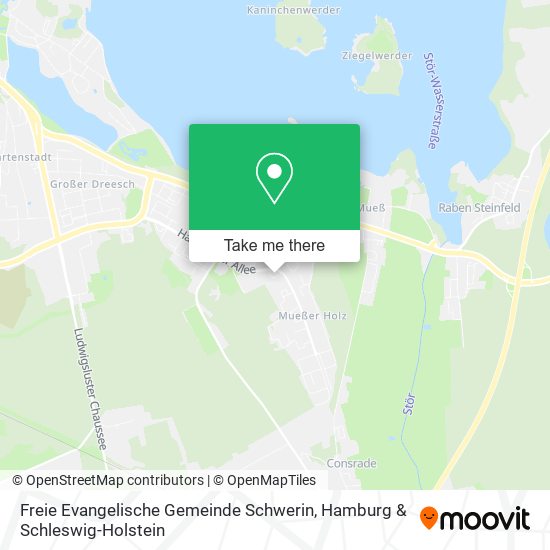 Карта Freie Evangelische Gemeinde Schwerin