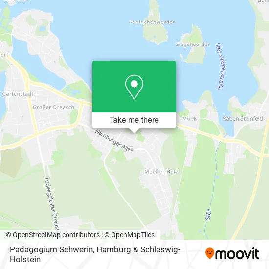 Карта Pädagogium Schwerin