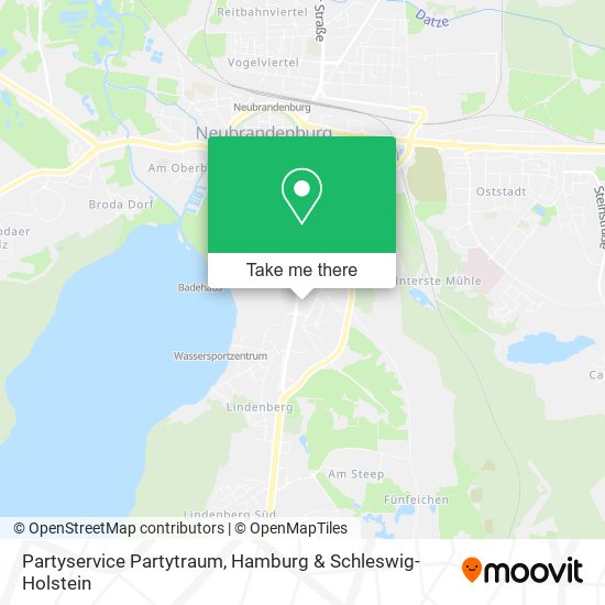 Partyservice Partytraum map