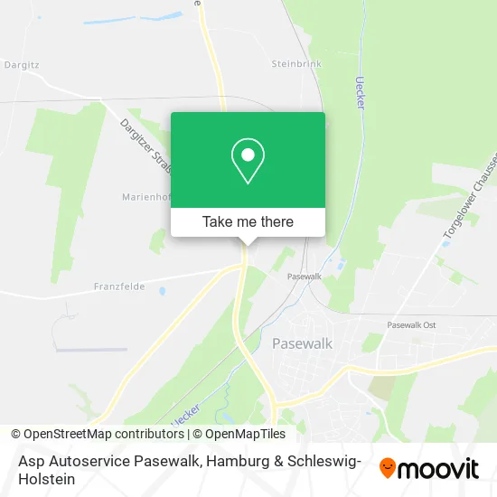 Карта Asp Autoservice Pasewalk