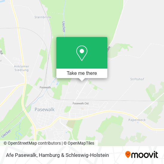 Afe Pasewalk map