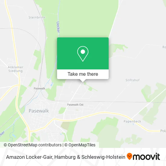 Карта Amazon Locker-Gair