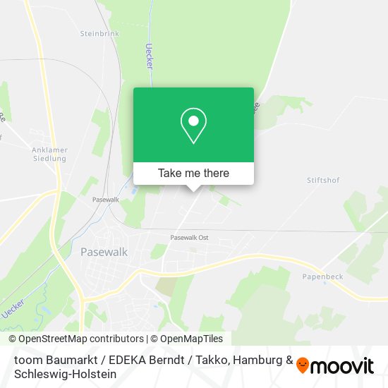 toom Baumarkt / EDEKA Berndt / Takko map