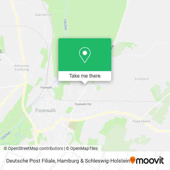 Карта Deutsche Post Filiale