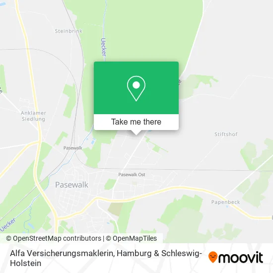 Карта Alfa Versicherungsmaklerin