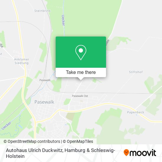 Autohaus Ulrich Duckwitz map