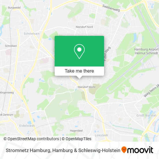 Stromnetz Hamburg map