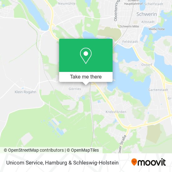 Unicom Service map