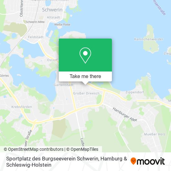 Sportplatz des Burgseeverein Schwerin map