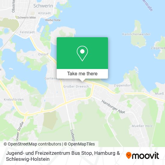 Jugend- und Freizeitzentrum Bus Stop map