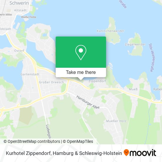 Kurhotel Zippendorf map