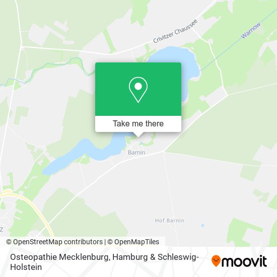 Osteopathie Mecklenburg map