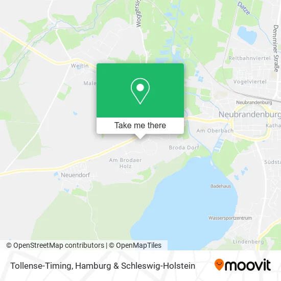 Карта Tollense-Timing