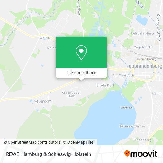 REWE map